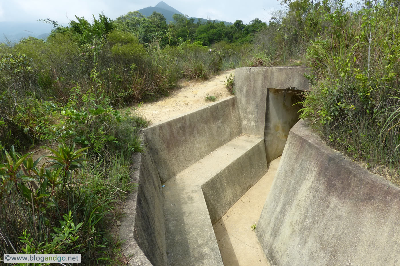 Shing Mun Redoubt - Trench Outside The Kitchen